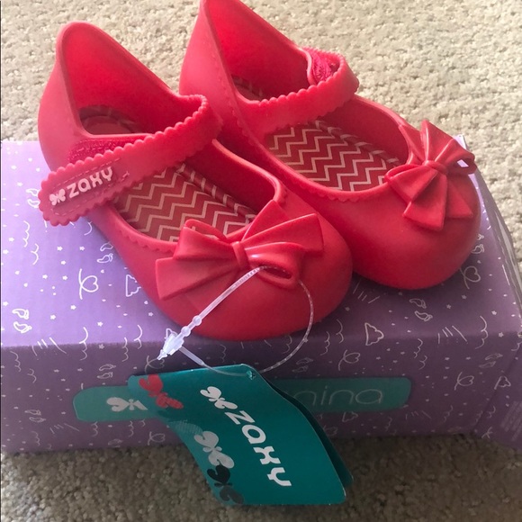 Red Toddler Flats size 7 - Picture 1 of 4